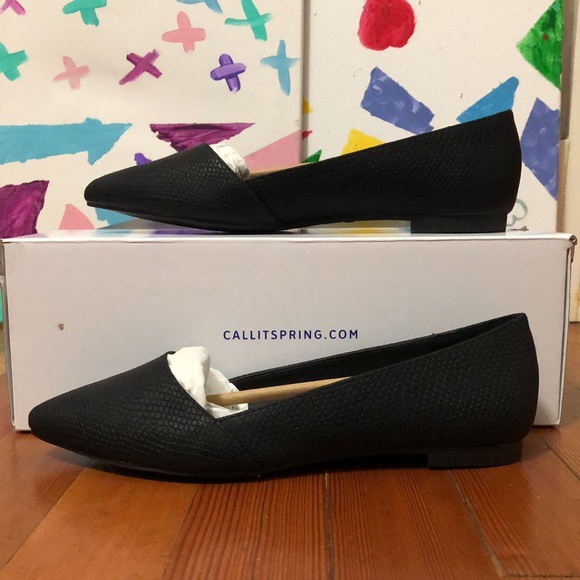 Brand new black flats